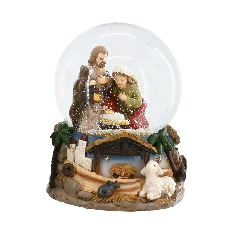 Nativity Scene Waterball 65mm Assorted 4