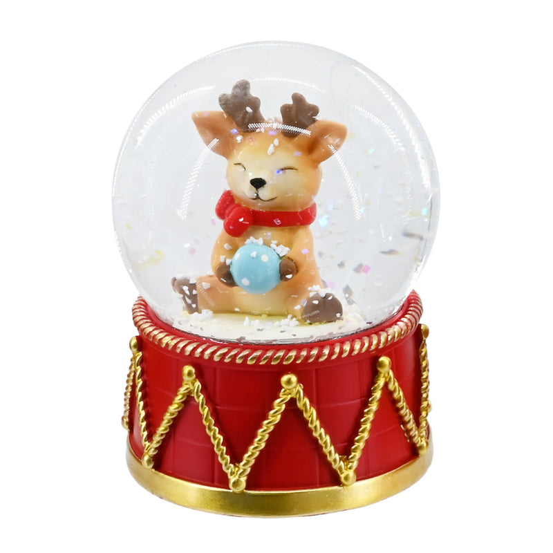 Waterball Christmas Drum 65mm Assorted 3