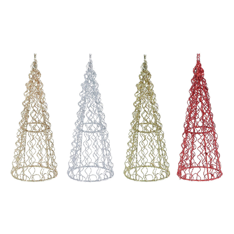 Curly Cone Tree Wire 15cm Assorted