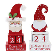 Santa Count Down Deco Assorted