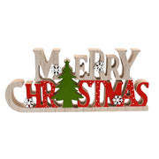 Merry Christmas Table Block Assorted 3