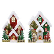 LED Winter Alpine House Facade Assorted