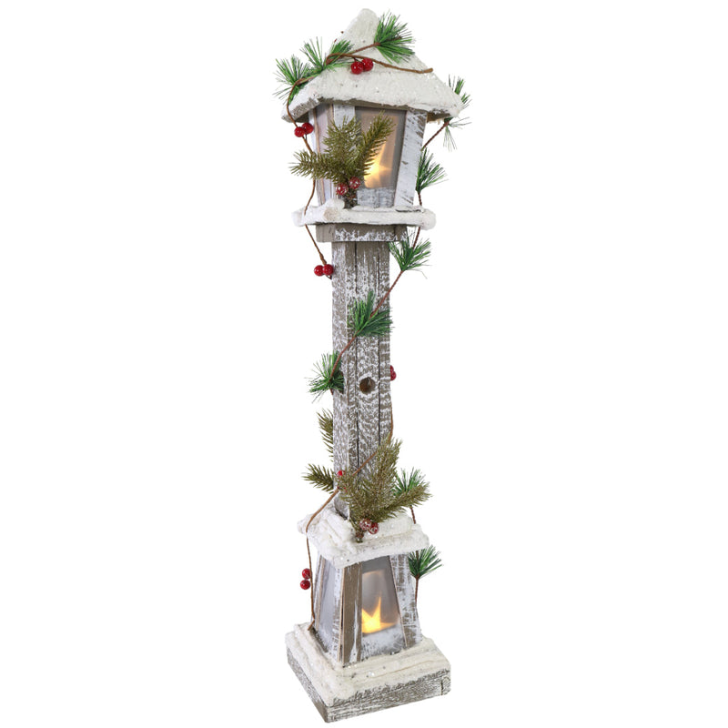 LED Lamp Post Berry Garland Assorted 2