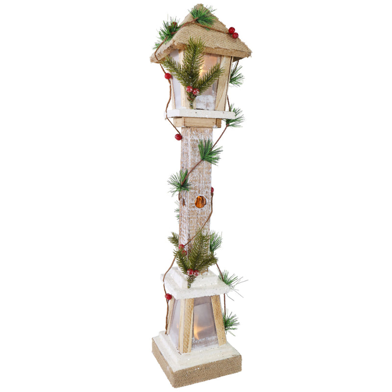 LED Lamp Post Berry Garland Assorted 3