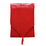 Runner Velveteen Quilted 180cm Assorted 2