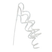 Iridescent Tinsel Spiral Pick 60cm Assorted 3