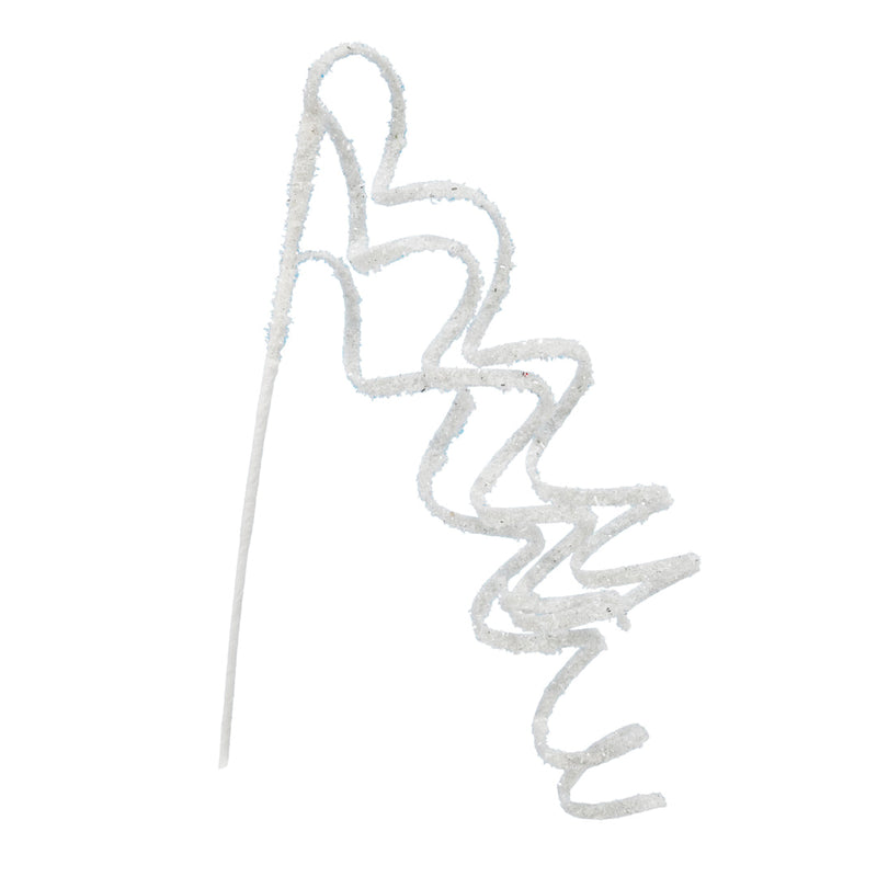 Iridescent Tinsel Spiral Pick 60cm Assorted 3