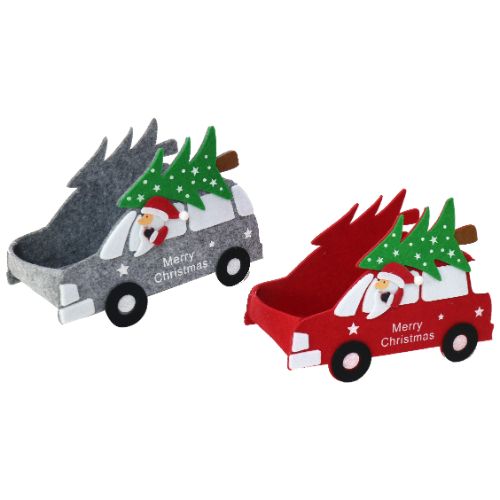 FELT CHRISTMAS CAR 2Asst - XD0074
