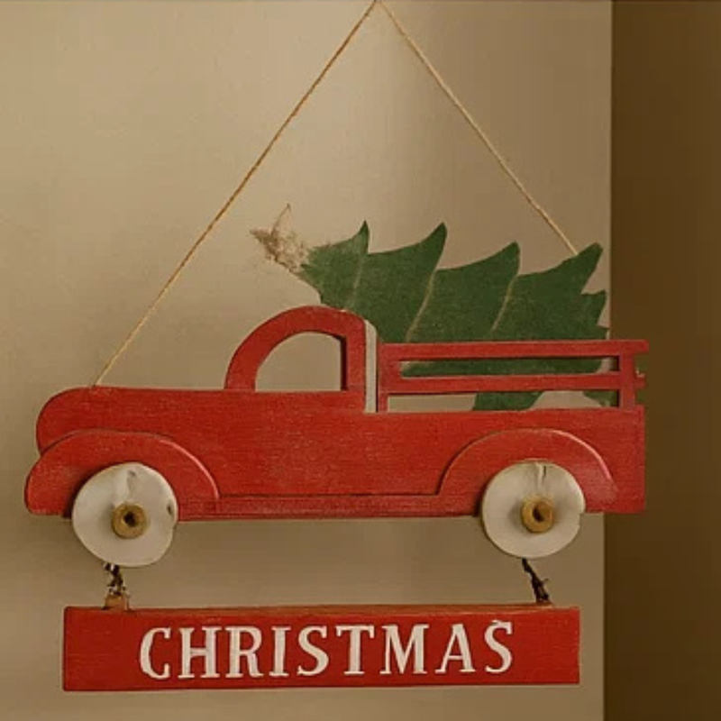 Hanging Pickup Truck Sign 20cm