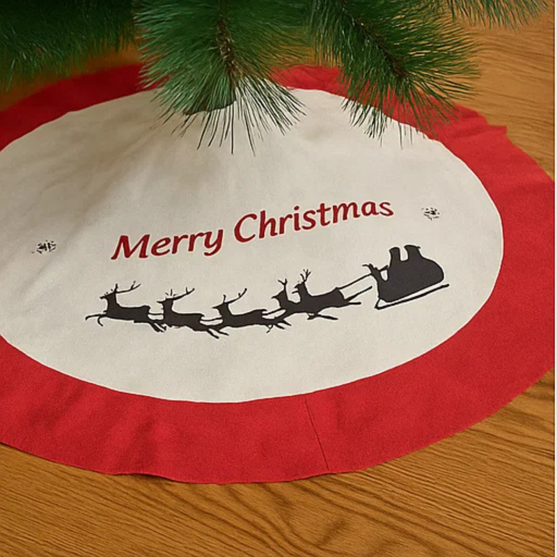 TREE SKIRT PRINTED SCENE 100cm