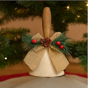 Vintage Santa Bell 10cm – thumbnail