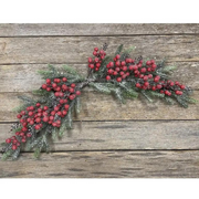 Icy Pine Berries Swag 60cm – thumbnail