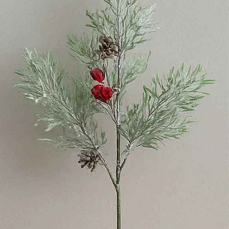 Icy Glitter Foliage Spray 48cm