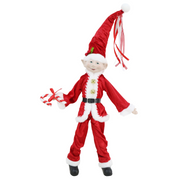Santa Elf W/ Candy Asstd 46cm