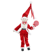 Santa Elf W/ Candy Asstd 46cm
