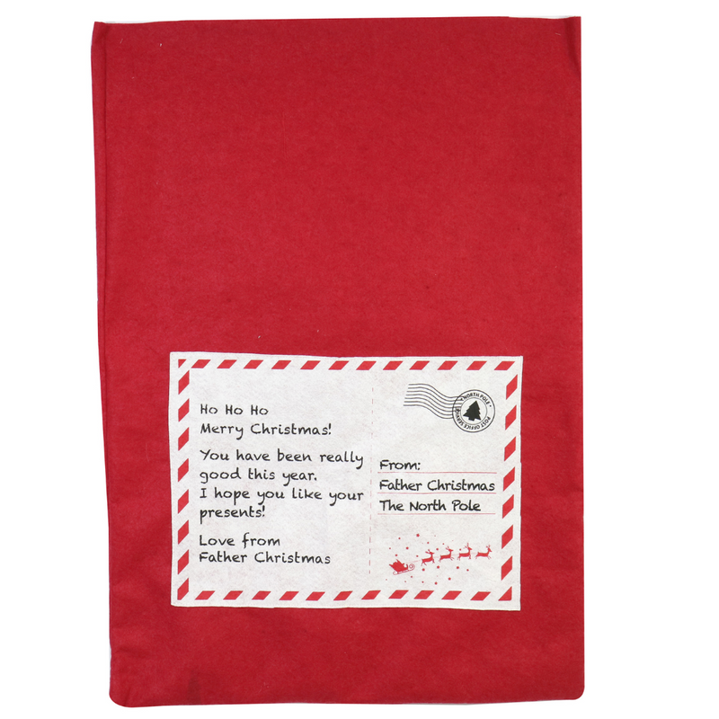 Giant Felt Letter From Santa Sack 70X100cm