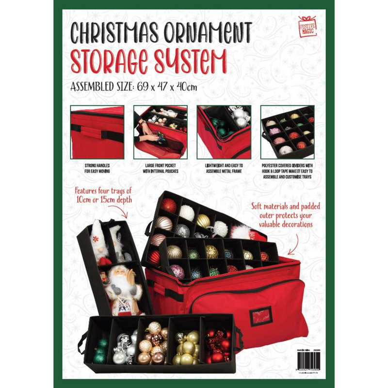 Christmas Deluxe Storage Bag Four Tray