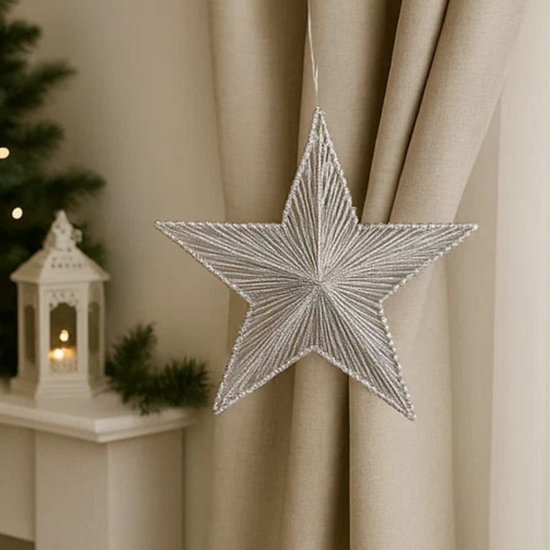 Glitter Hanging Star 30cm