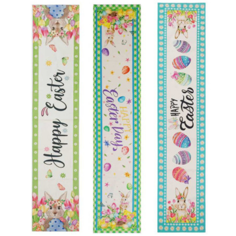 Easter Deluxe Table Runner Asst