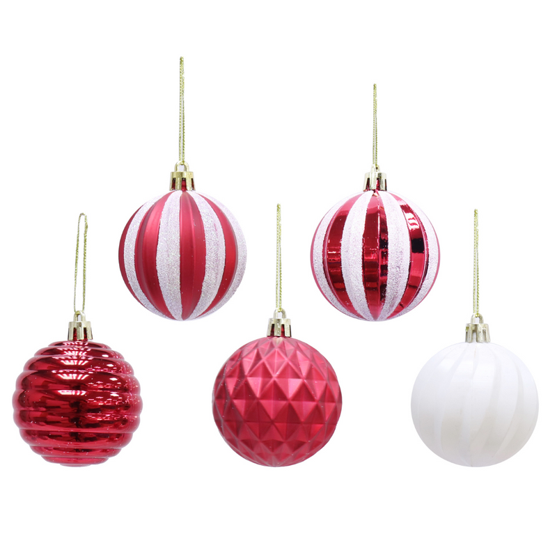 Baubles Candy Cane 6cm 35pk
