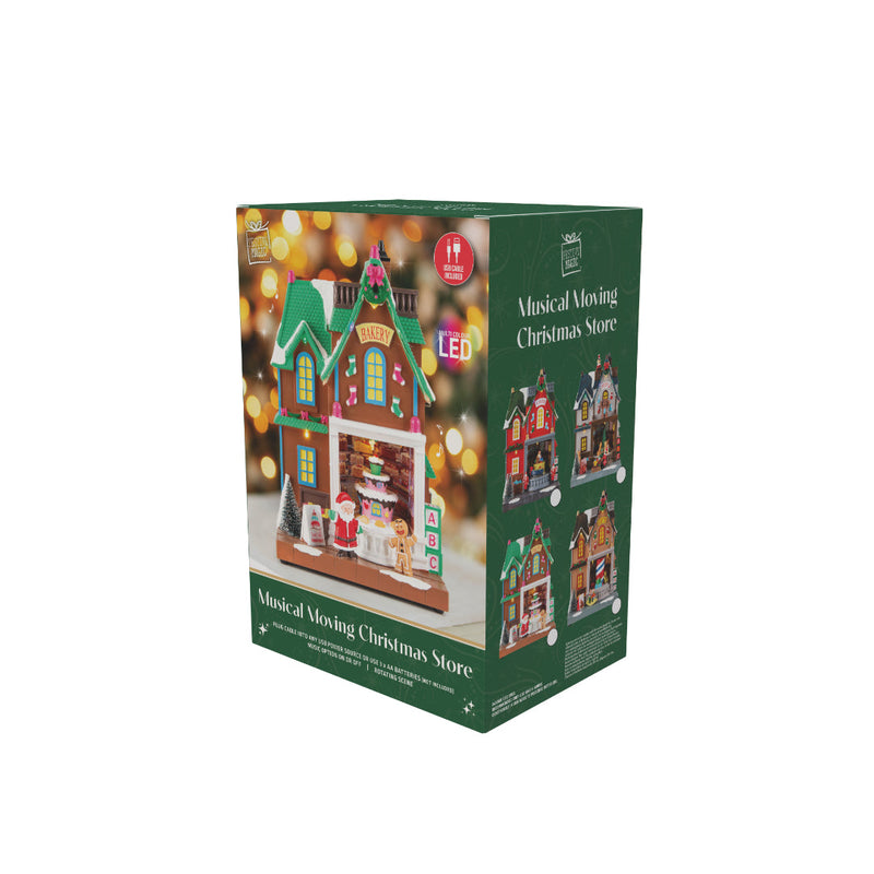 LED Musical Christmas Store Rotating USB Assorted 20