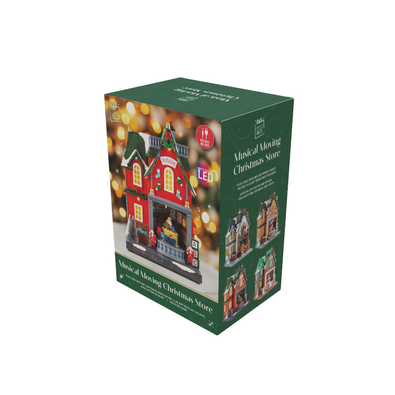LED Musical Christmas Store Rotating USB Assorted 21