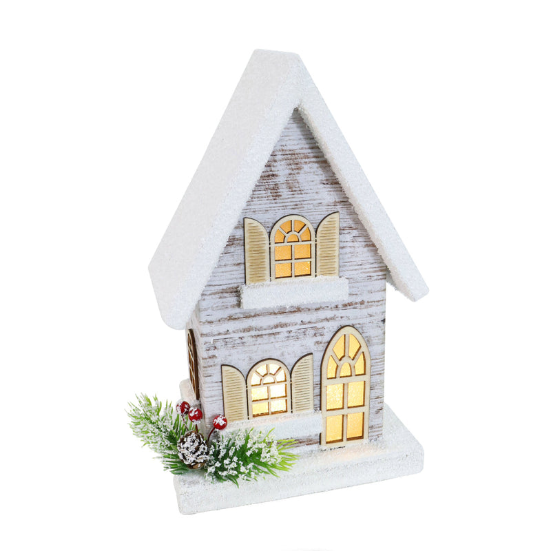 LED Paper Board Snowy House