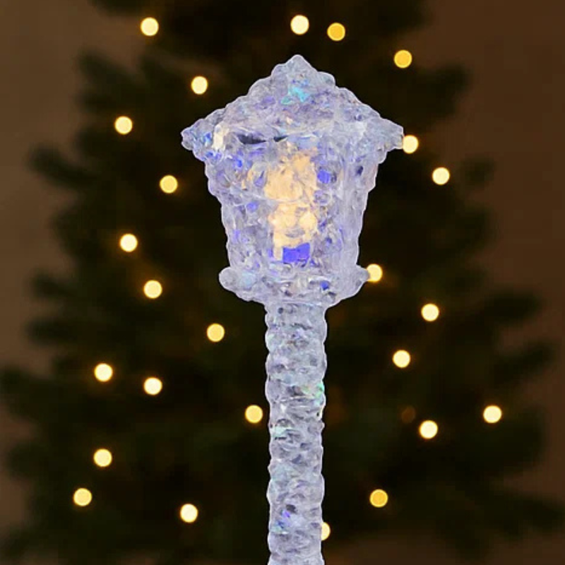 LED Iridescent Wire Lamp Post Battery Operated 60cm