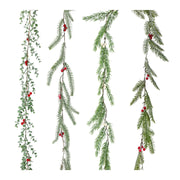 Berry Foliage Garland 110cm Assorted