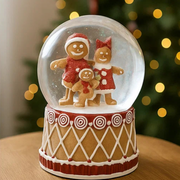 Gingerbread Resin Musical Waterball 10cm – thumbnail
