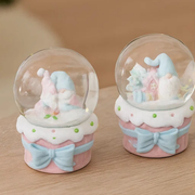 Musical Pastel Gnome Waterball 10cm – thumbnail