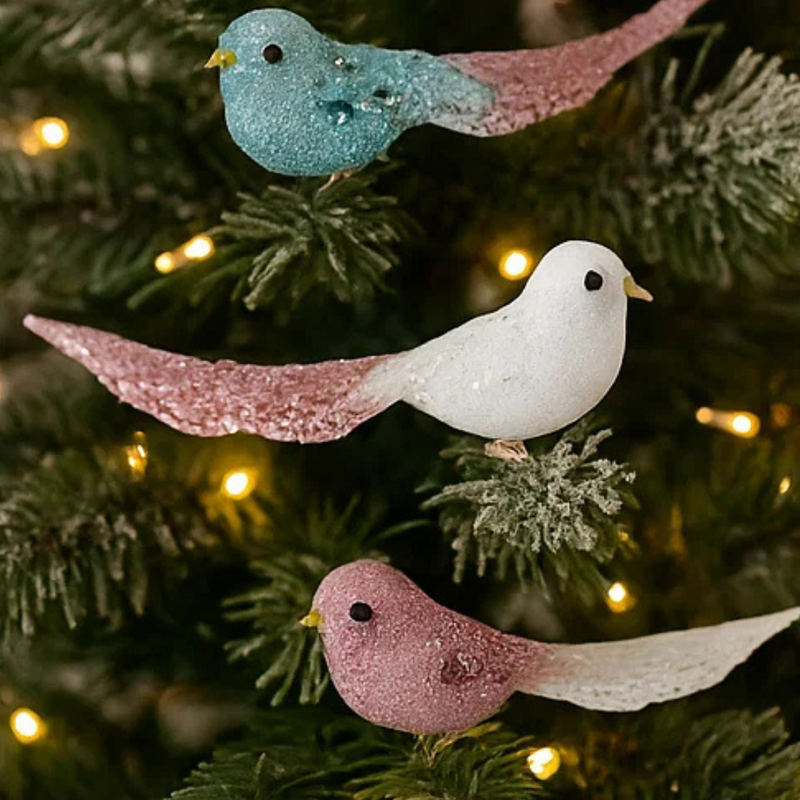 Glitter Sequins Bird Clip