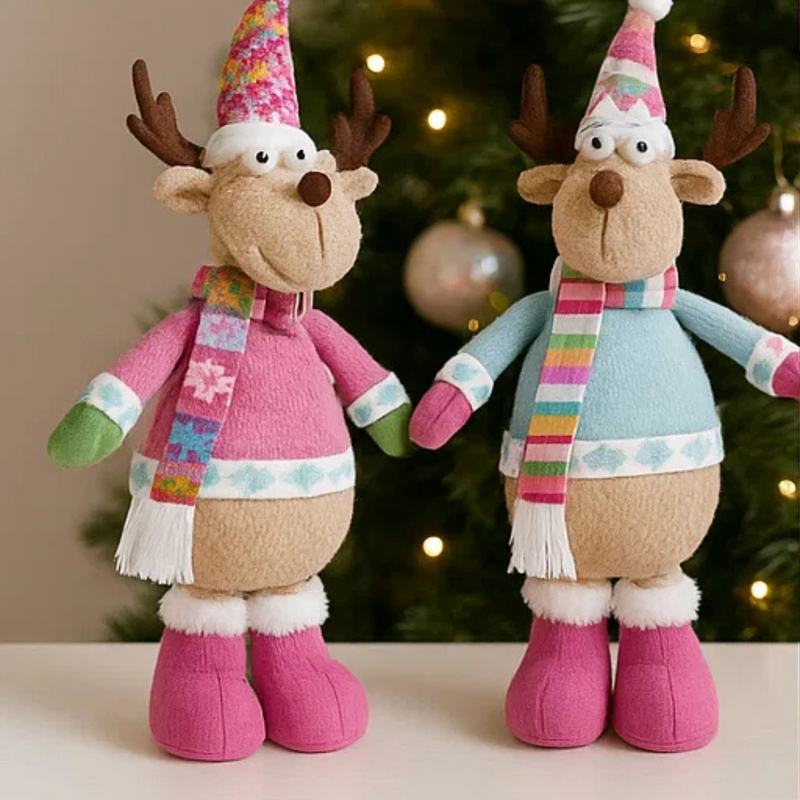 Standing Candyland Reindeer 40cm