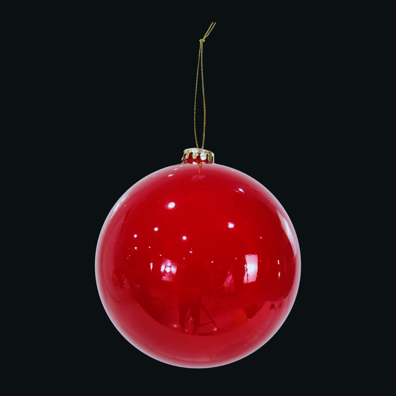 Bauble Pearl 15cm Red