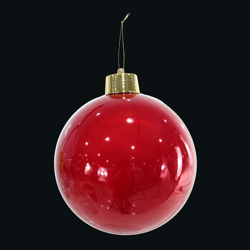 Bauble Pearl Red 20cm