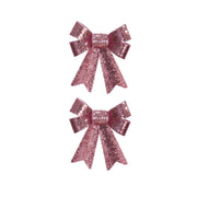 Sequin Bow 2pk Assorted 5