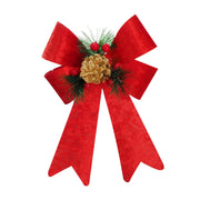 Bow Crushed Velvet Decos Assorted 2