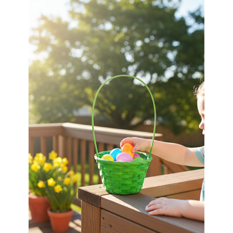 Easter Egg Basket Round Assorted image 7