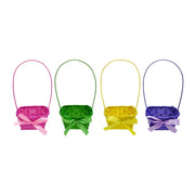Square plastic Easter basket assorted designs – thumbnail