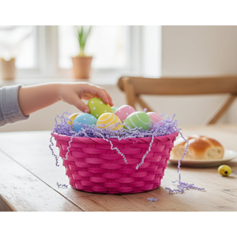 Easter Woven Basket Round Assorted image 7