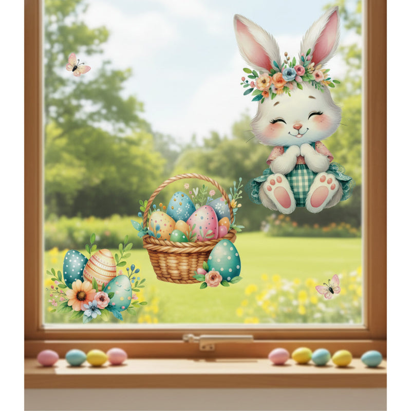 Easter Bunny Window Sticker Assorted image 7