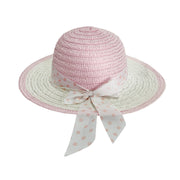 Easter Straw Bonnet with Ribbon Assorted image 3 – thumbnail