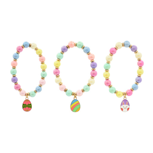 Beaded bracelet with Easter charms