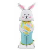 Giant 150cm bunny shaped foil balloon – thumbnail