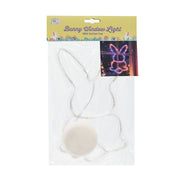 Light up bunny window decoration with suction cup – thumbnail