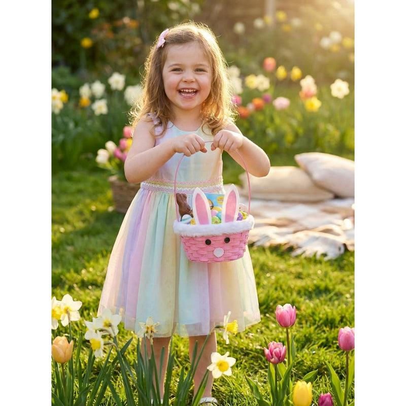 Easter Bunny Woven Basket Assorted image 4