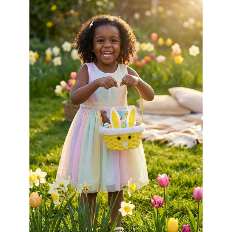 Easter Bunny Woven Basket Assorted image 5