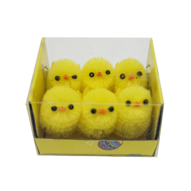 Easter Chicks 3cm 6pk Assorted image 2