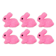 Flocked Bunny 6pk Assorted image 2 – thumbnail