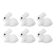 Flocked Bunny 6pk Assorted image 3 – thumbnail